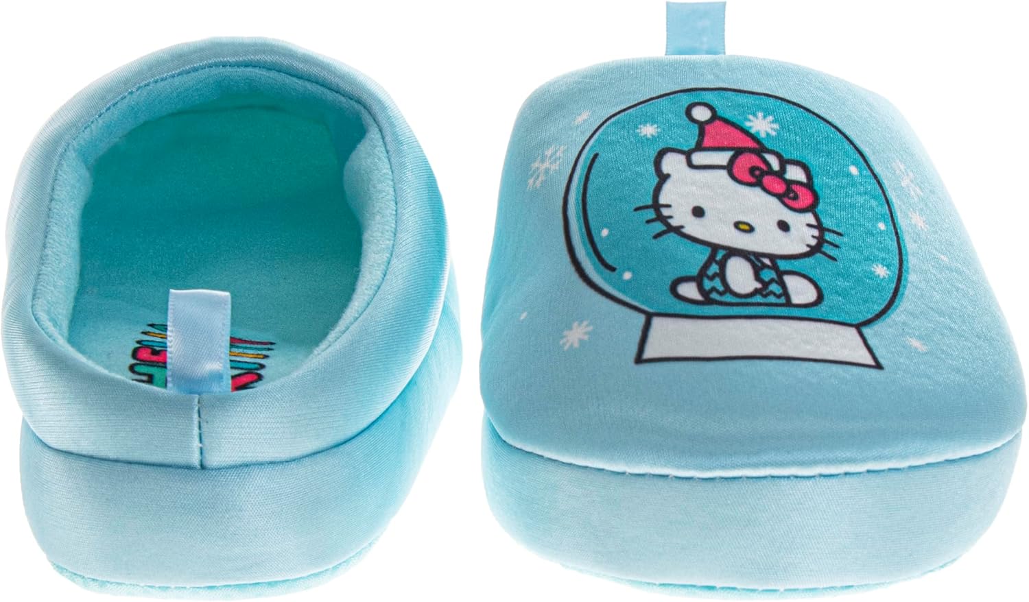 Плюшевые тапочки hello kitty для детей Josmo, светло-голубой — фото 3