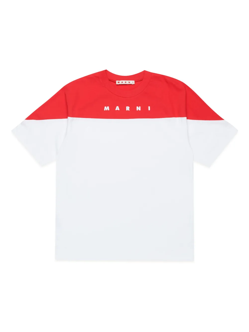 

Футболка с логотипом Marni Kids, белый