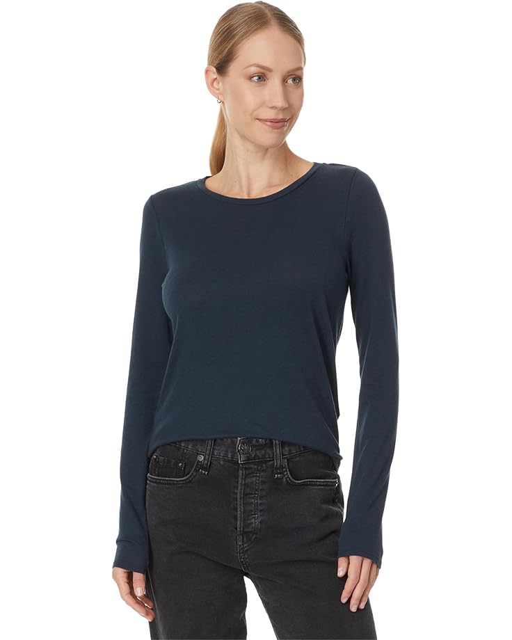 

Лонгслив Eileen Fisher Round Neck Slim Long Sleeve Tee, цвет Deep Adriatic