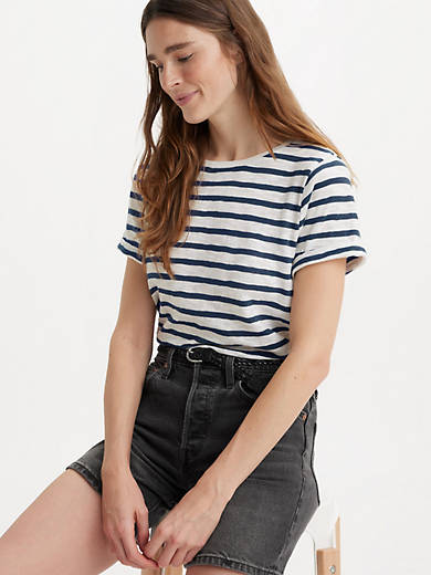 

Футболка с коротким рукавом «Марго» Levi's, цвет Captain Stripe Peaco - Blue