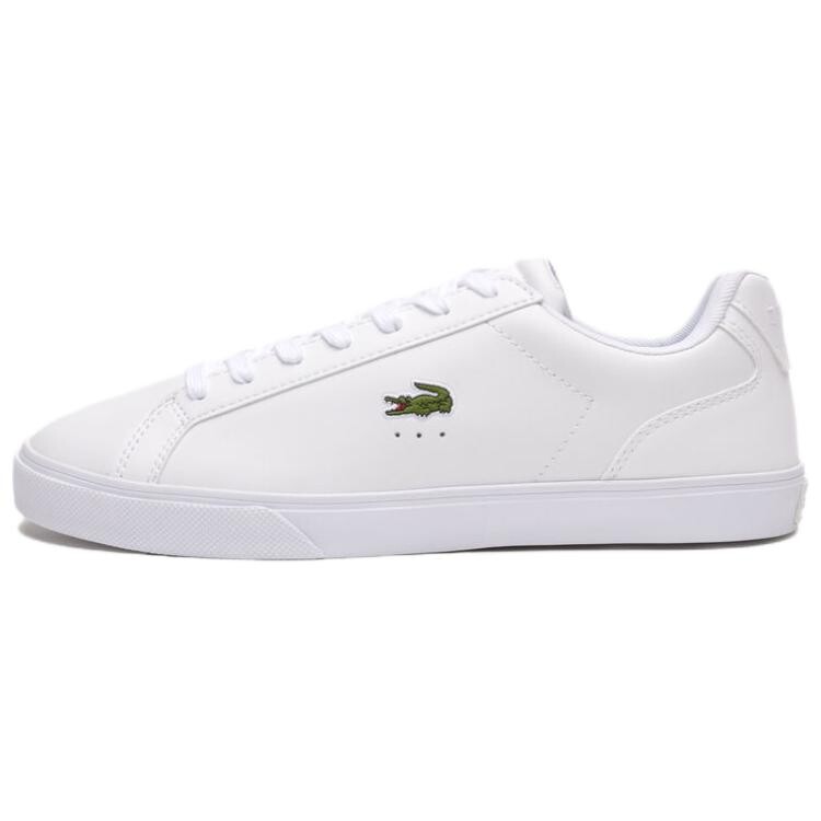 

Кроссовки LACOSTE Skateboarding Shoes Men Low-top White, белый