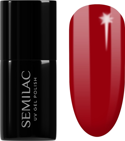 

Гибридный лак для ногтей Semilac UV Hybrid Valentines, 345 Gorgeous Red 7 ml
