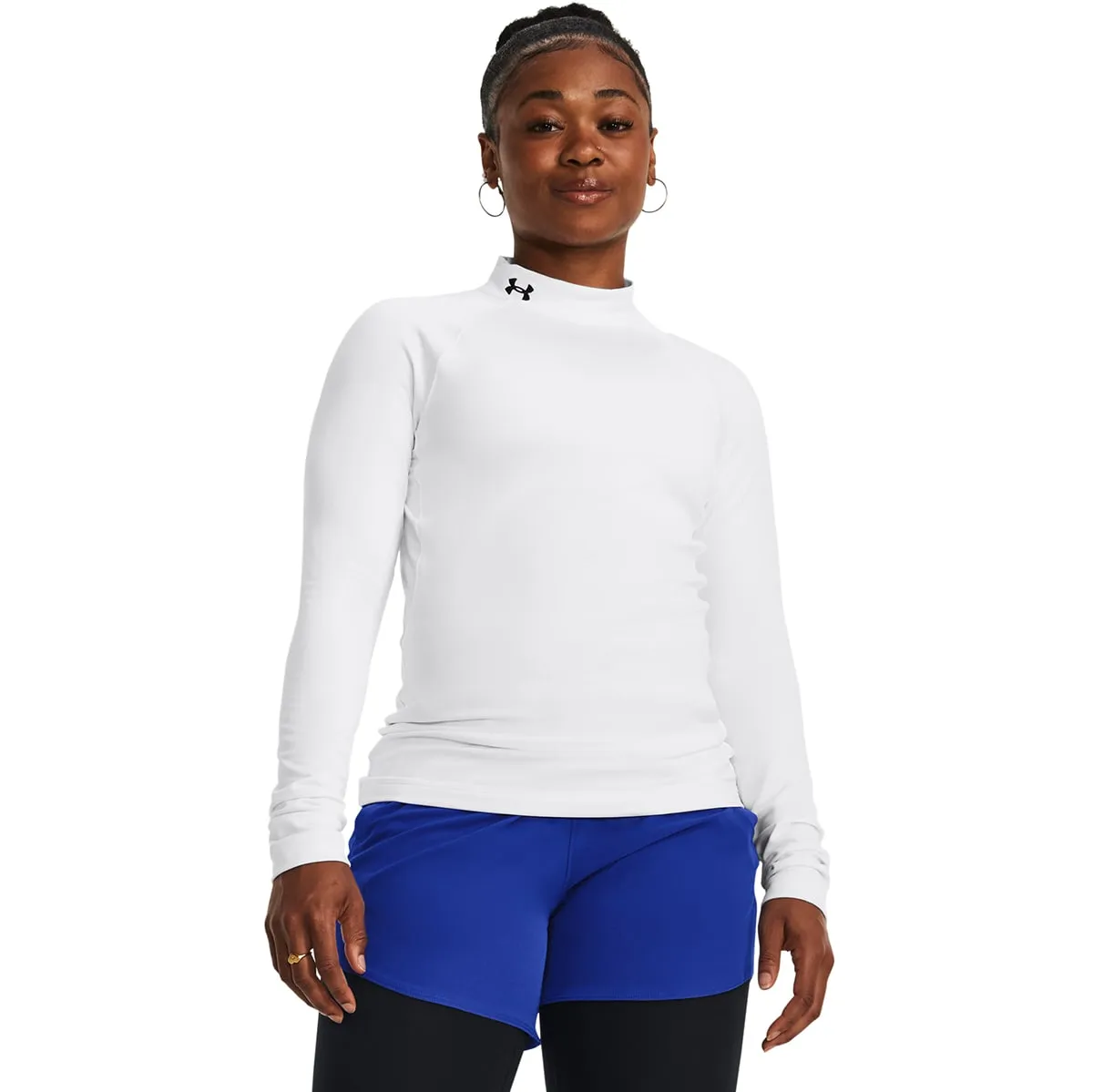 

Женская футболка UA CG Authentics Mockneck Under Armour, белый