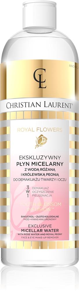 

Мицеллярная вода для очищения и снятия макияжа «Royal Flowers 3-в-1» Christian Laurent, 500 мл