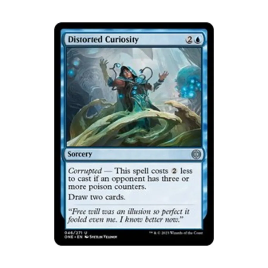

CCG Искаженное любопытство (U), MTG - Phyrexia: All Will Be One