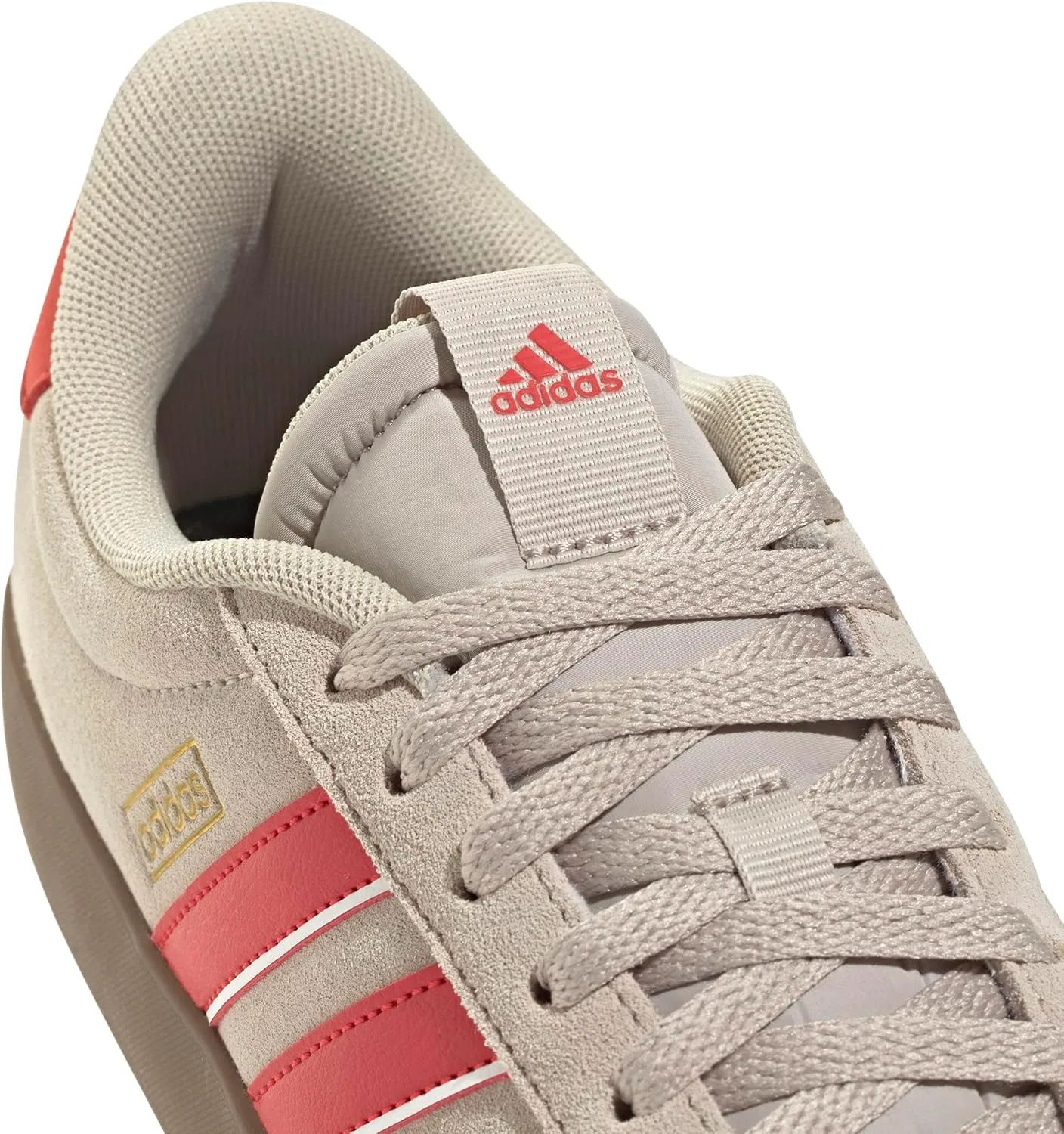 Мужские кроссовки Adidas Vl Court 3.0, Wonder Beige Better Scarlet Core White — фото 4