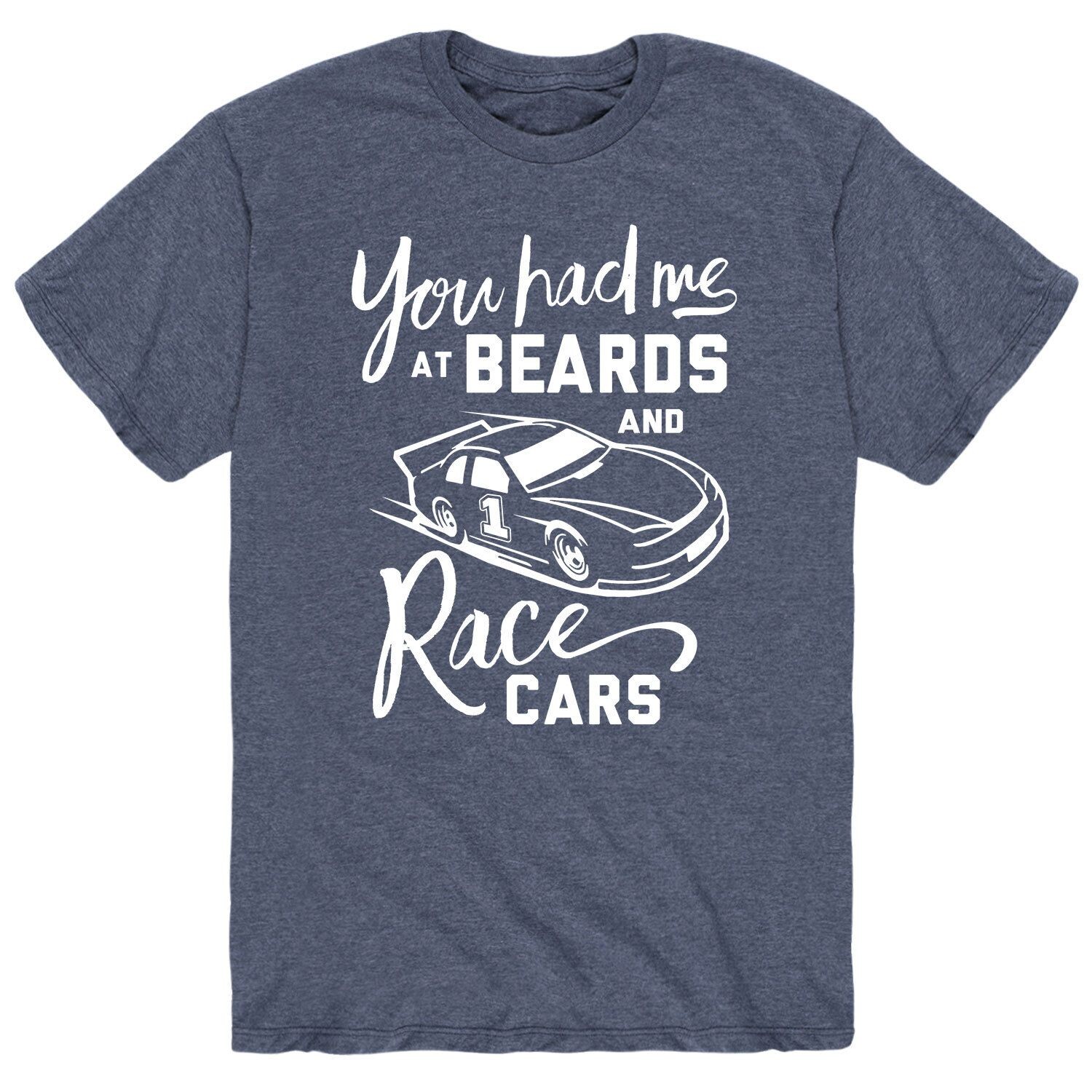 

Мужская футболка You Had Me Beards Racecars Licensed Character