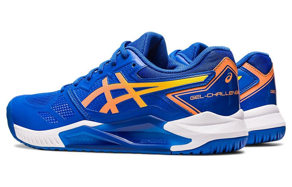 Мужские теннисные кроссовки Asics Gel-Challenger 13, Blue, yellow, white — фото 4