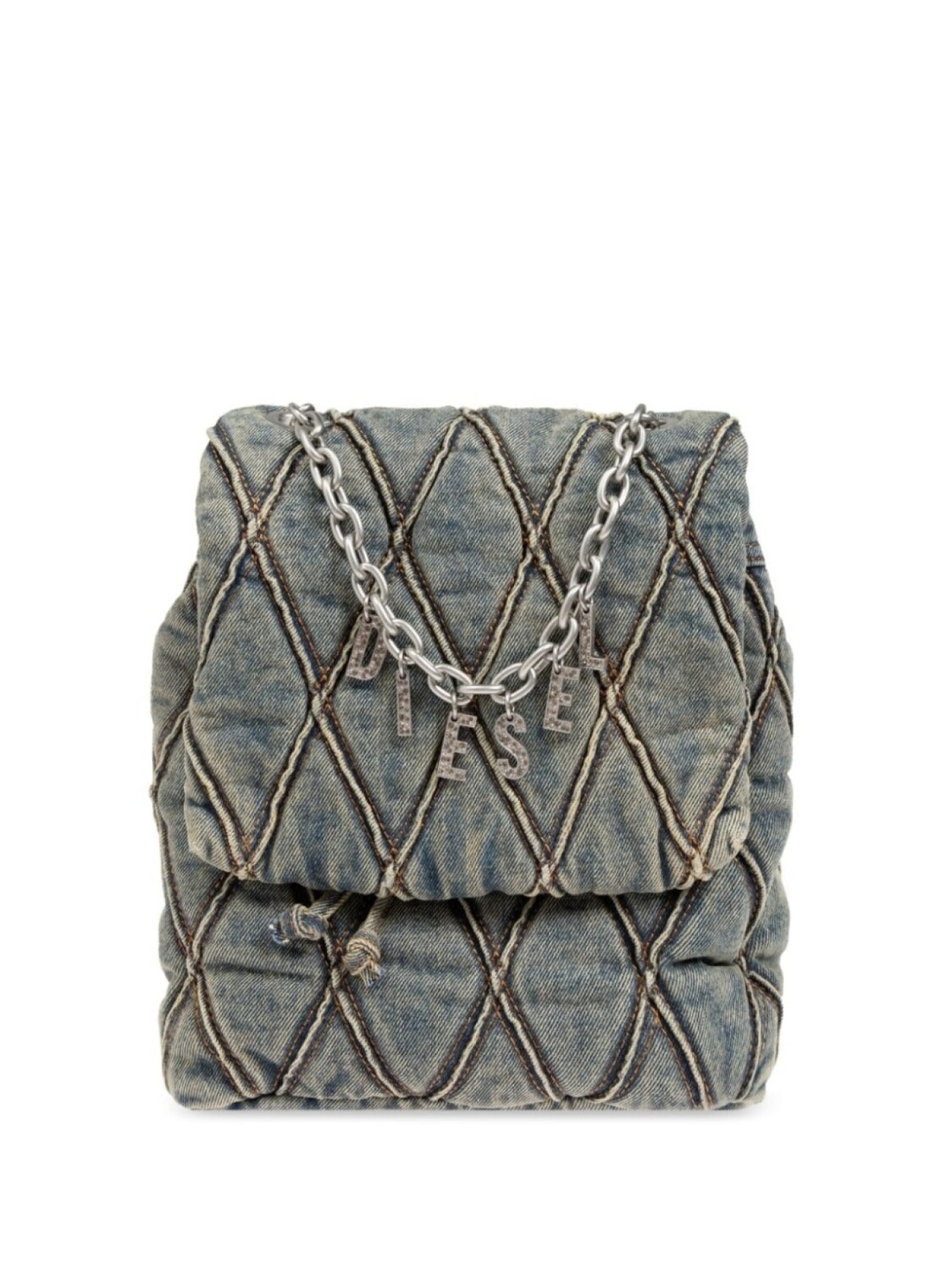 Diesel джинсовый рюкзак Charm-D, синий