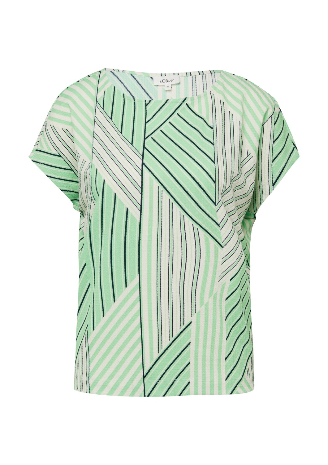 

s.Oliver Футболка в пастельно-зеленом, светло-зеленом цвете