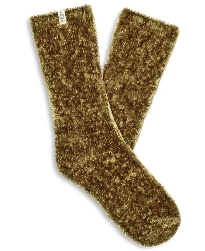 

Женские уютные трикотажные носки UGG Leda Crew UGG, зеленый