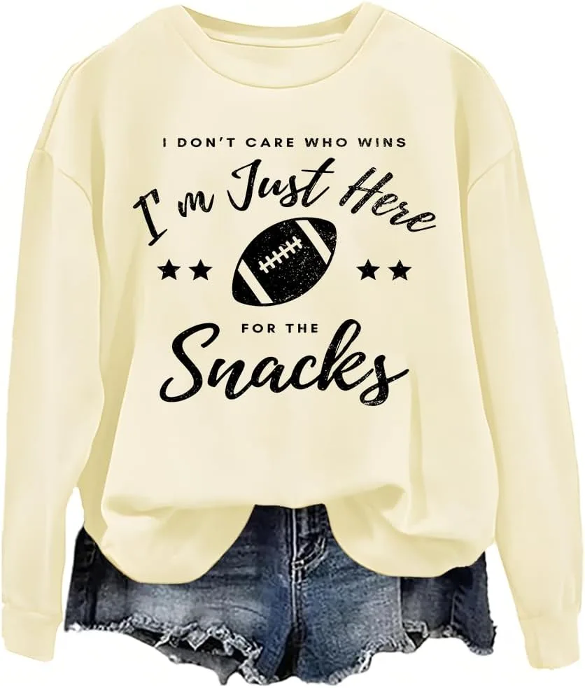 

Толстовка и худи I Don't Care Who Wins I'm Just Here For The Snacks woati