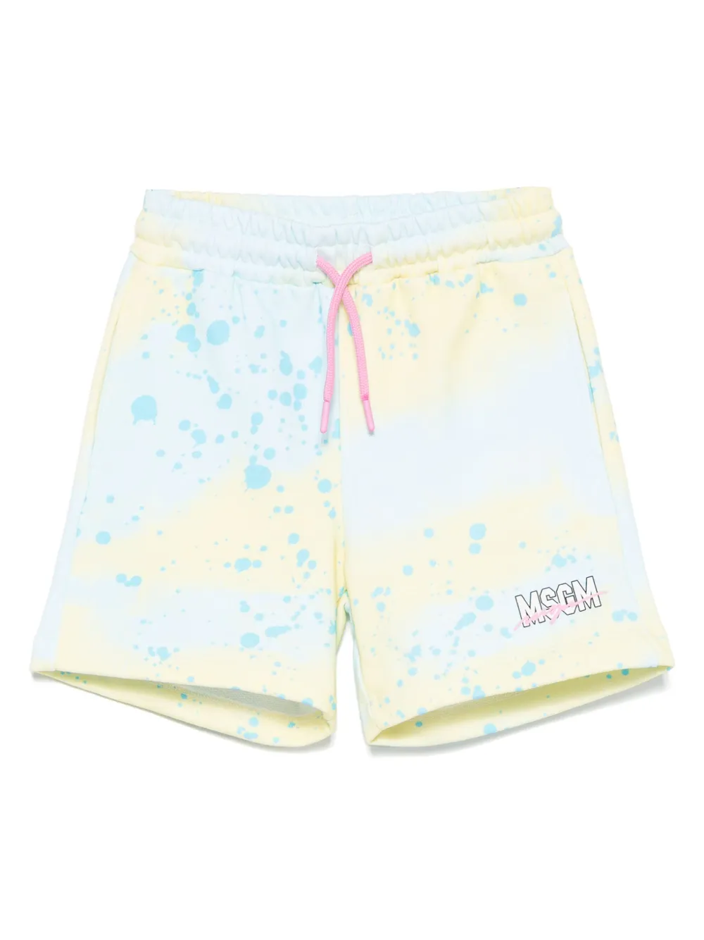 

Шорты с принтом MSGM Kids, желтый