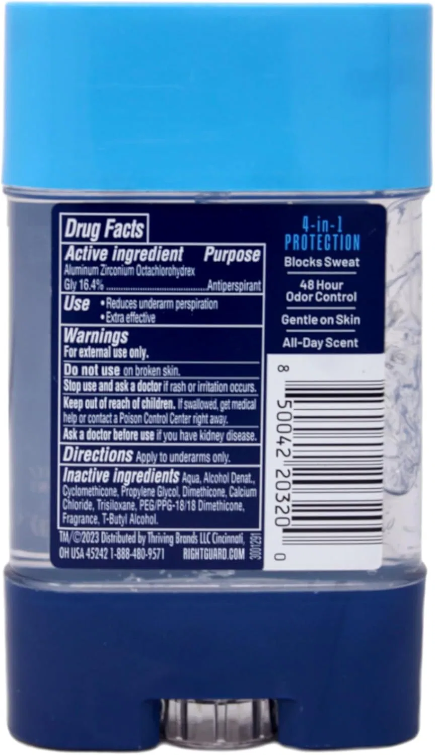 Гелевый дезодорант-антиперспирант Right Guard Sport Clear Gel Fresh, 6 шт. по 85 г Right Guard — фото 3