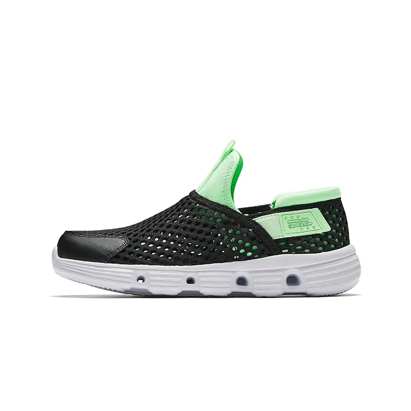 Детские сандалии Mesh с легкой амортизацией и дышащим верхом Antakids, Black/Anta White/Haise Blue — фото 3