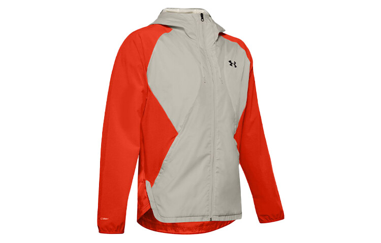 

Эластичная куртка мужская оранжево-красный Under Armour