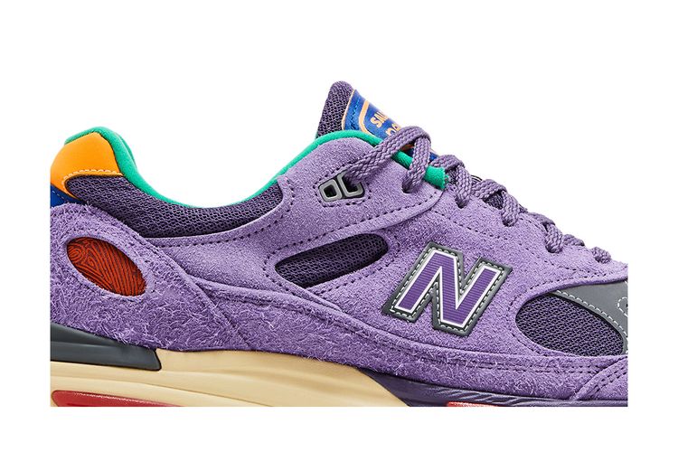 Кроссовки Salehe Bembury x 991v2 Made in England 'Colors Be The Palette', фиолетовый — фото 2