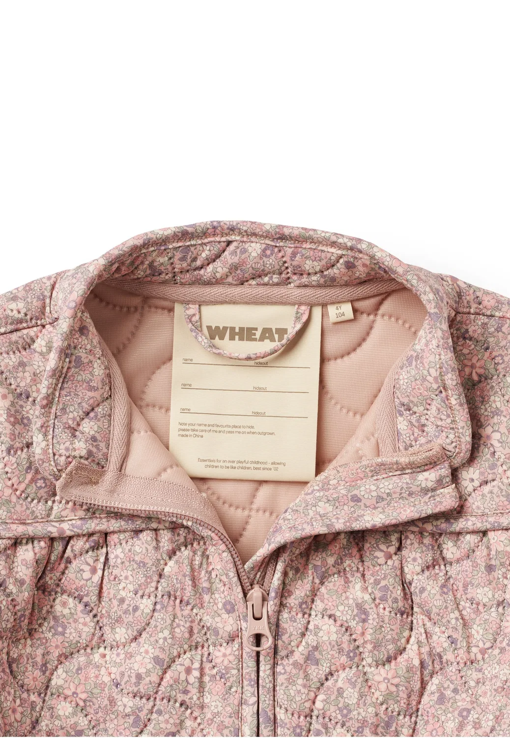 Куртка межсезонная "Тильда" Wheat, Rose/Dusky Pink — фото 3