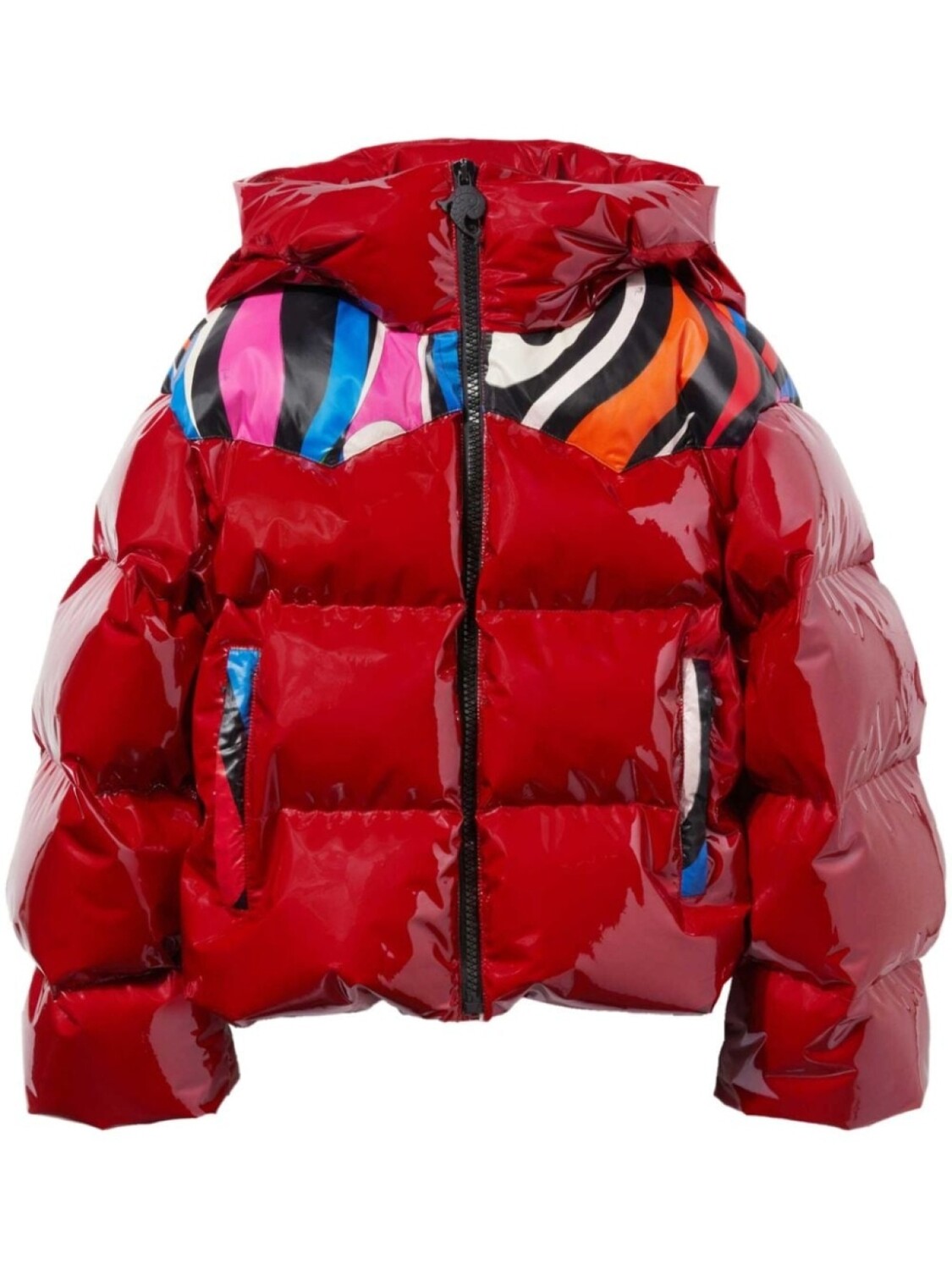 

PUCCI пуховик с капюшоном, красный