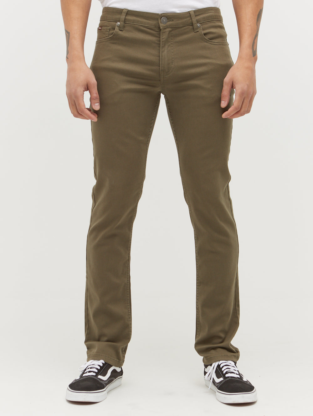 

Джинсы Cole Comfort Knit с пятью карманами Bench., оливковый