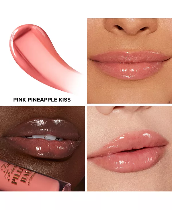 Увлажняющий бальзам для губ Pillow Too Faced, pink pineapple kiss — фото 3