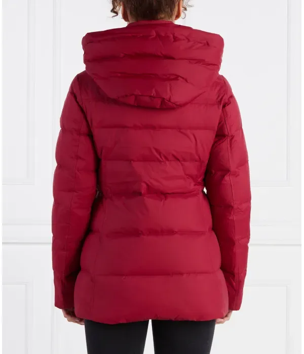 Пуховая куртка Global longline fit Tommy Hilfiger, бордовый — фото 4