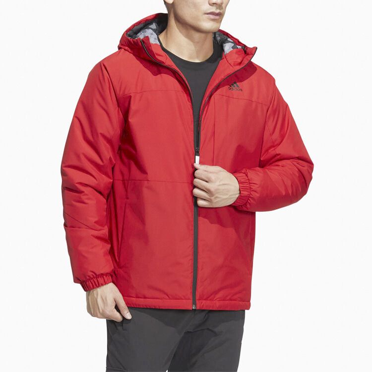 CNY Collection Стеганая куртка мужская красная Adidas, красный — фото 4