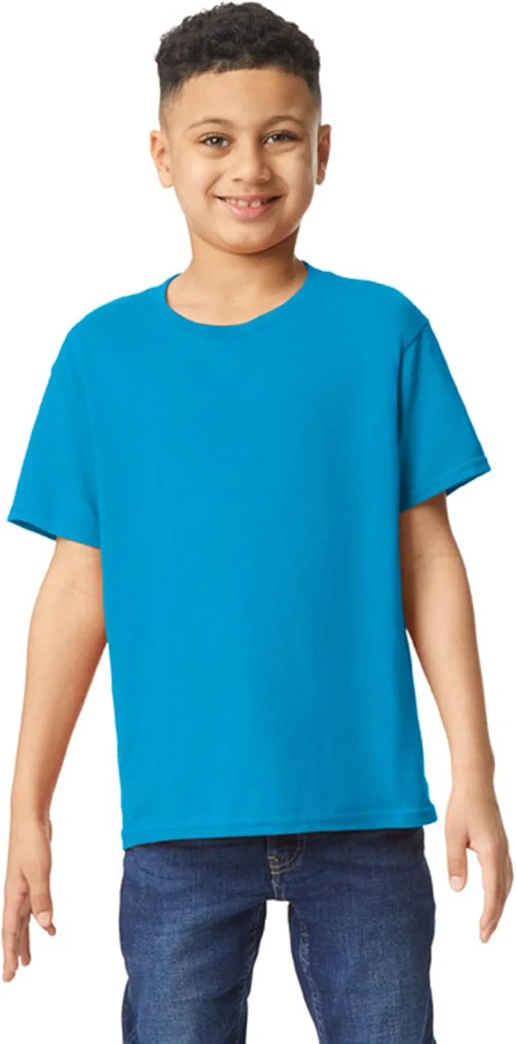 Детская футболка Gildan Youth Heavy Cotton, 2 шт., Sapphire — фото 2