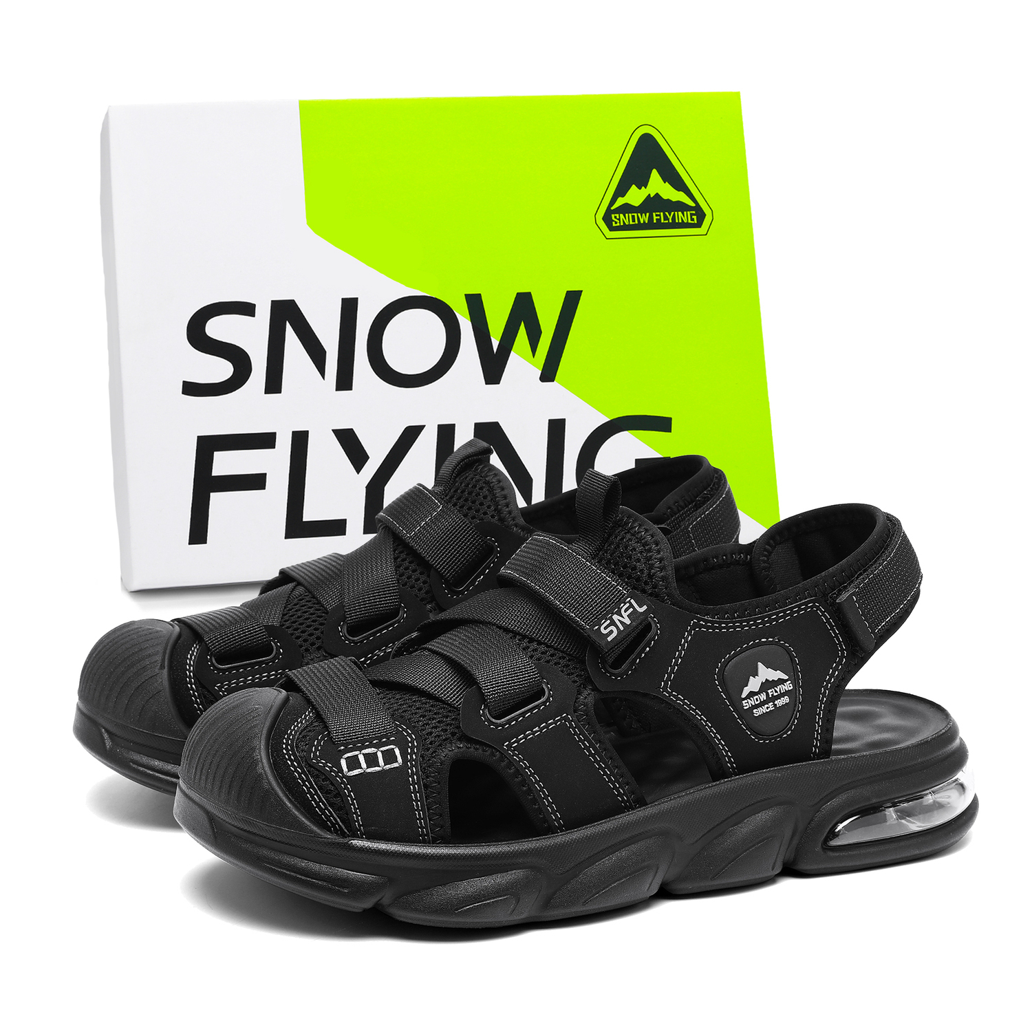 

SNOW FLYING Дикие серии треккинговые ботинки для речных походов унисекс Obsidian, цвет Obsidian