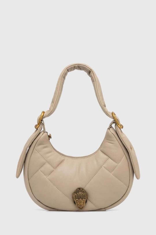 

Кожаная сумка KENSINGTON PUFF SM HOBO Kurt Geiger London, бежевый