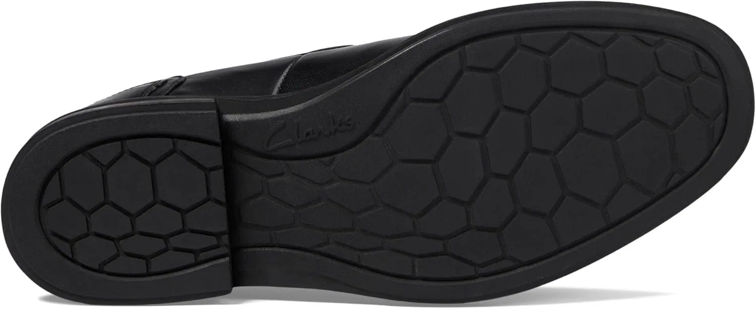 Туфли Clarks Un Hugh Step, Black (Black Leather) — фото 3