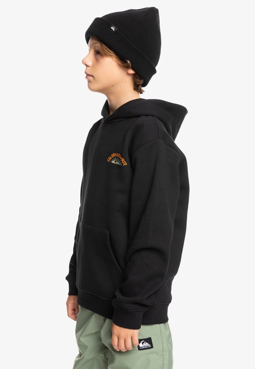

Толстовка с капюшоном BIG LOGO Quiksilver, черный