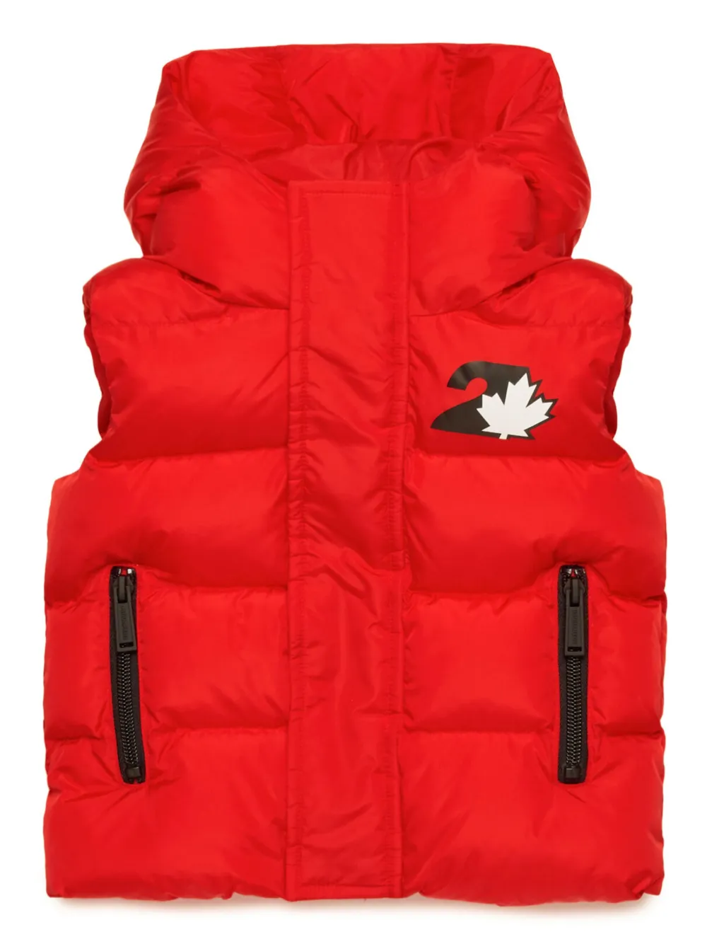 

Жилет с логотипом DSQUARED2 KIDS, красный