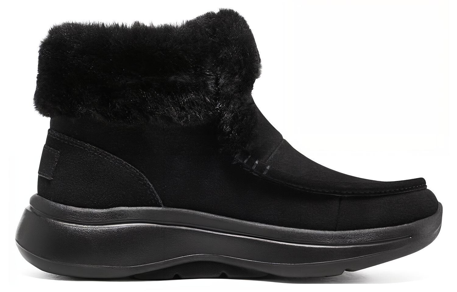 Зимние ботинки Skechers на толстой подошве, черный — фото 2