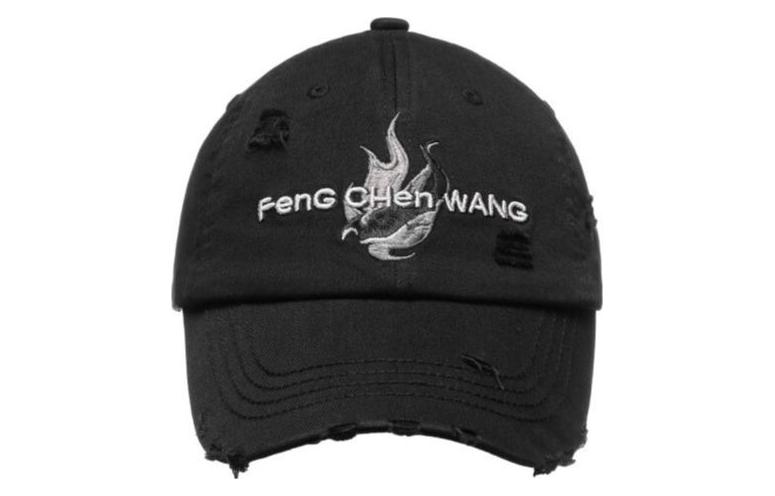 

Feng Chen Wang Вышитая бейсболка унисекс черная, Black