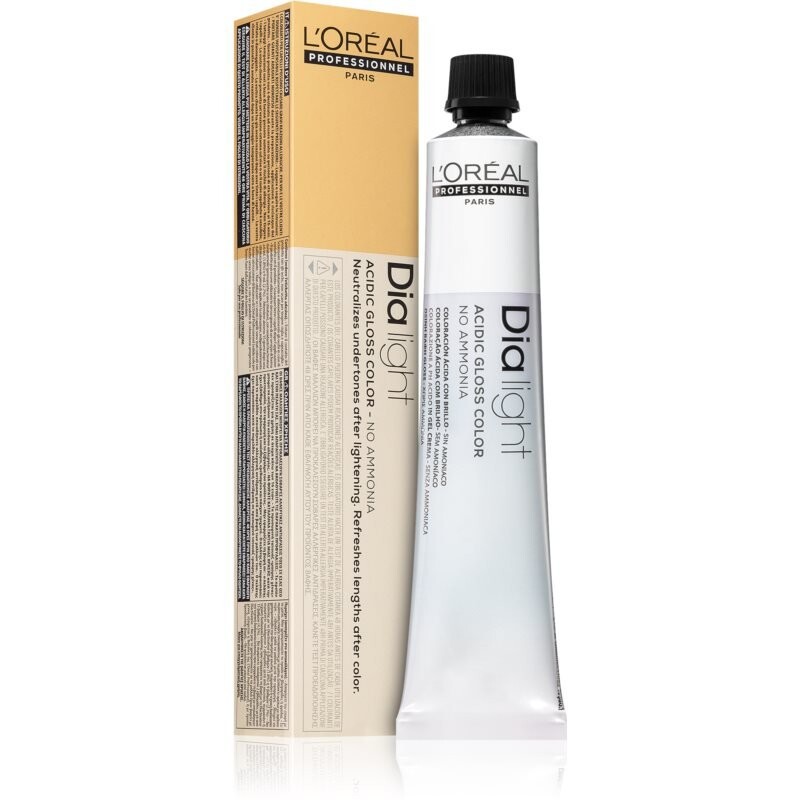 

L'Oréal Professionnel Dia Light стойкая краска для волос без аммиака оттенок 6.3 Biondo Scrubo Dorato 50 мл