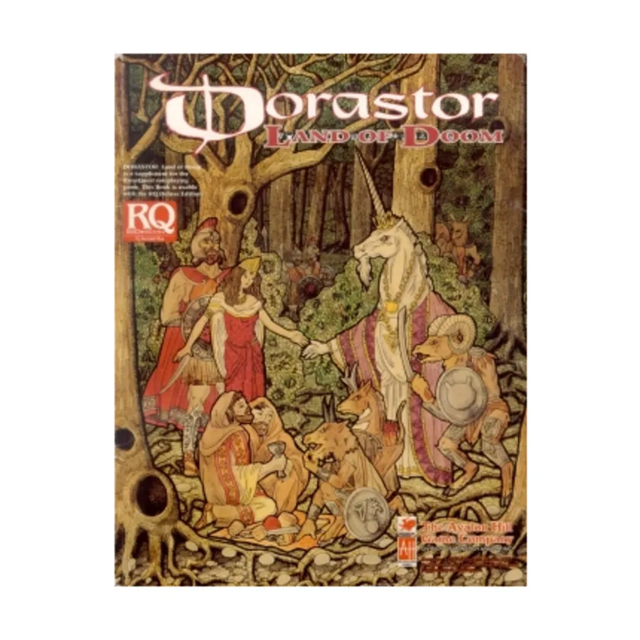 

Dorastor - Land of Doom, RuneQuest (Avalon Hill), мягкая обложка