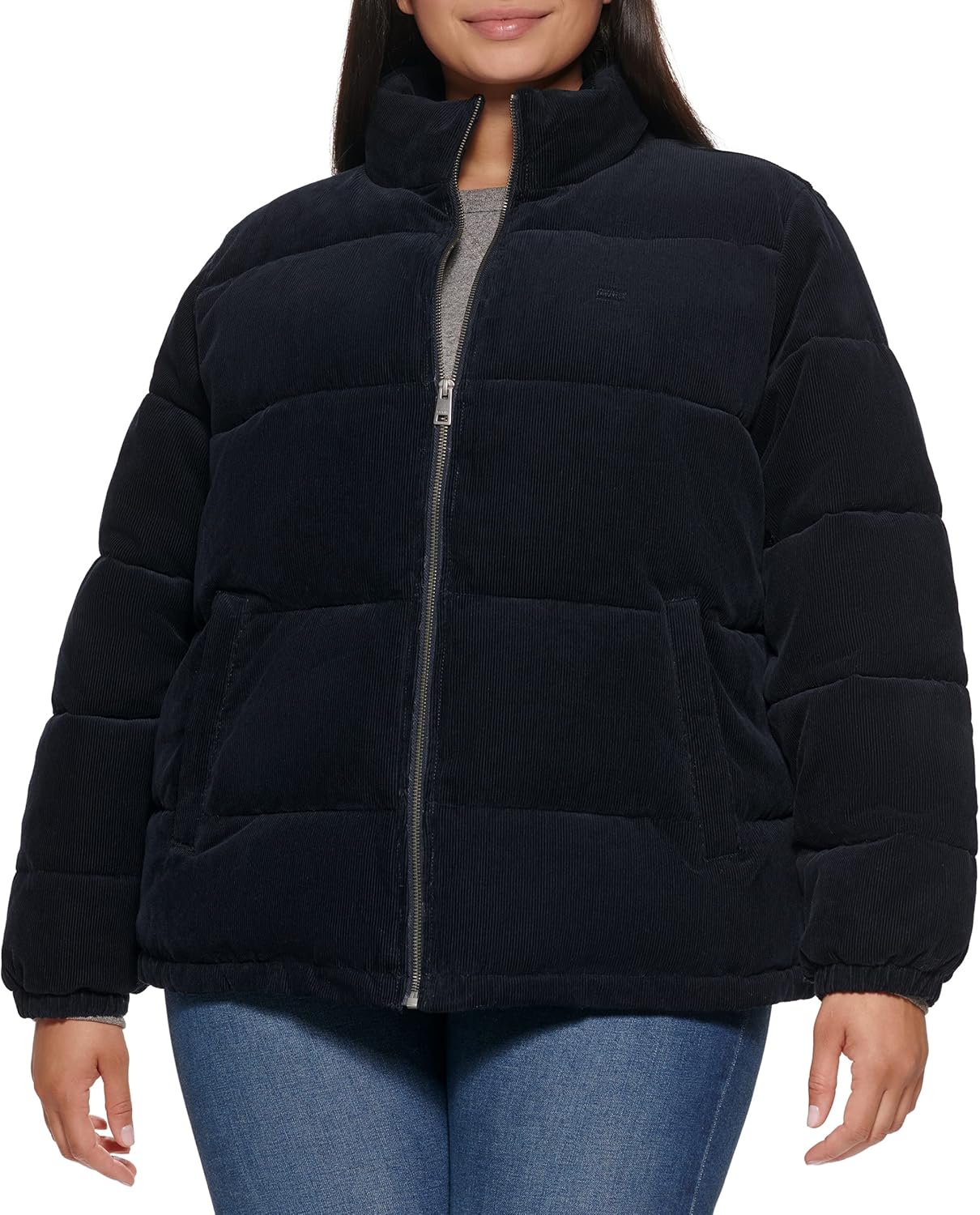

Levi's Женская утепленная куртка Zoe из вельвета, Navy Corduroy