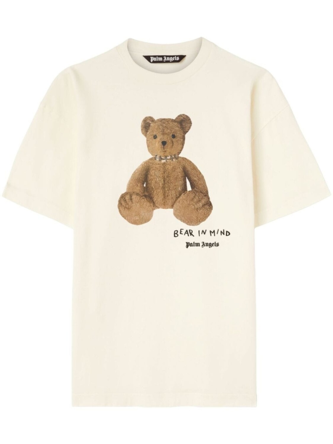 

Palm Angels футболка Bear In Mind, нейтральный цвет
