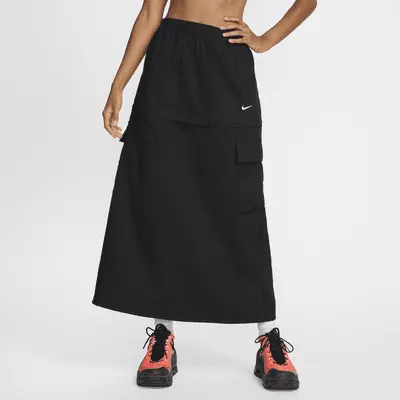 

Юбка Nike Sportswear Essential, черный/белый