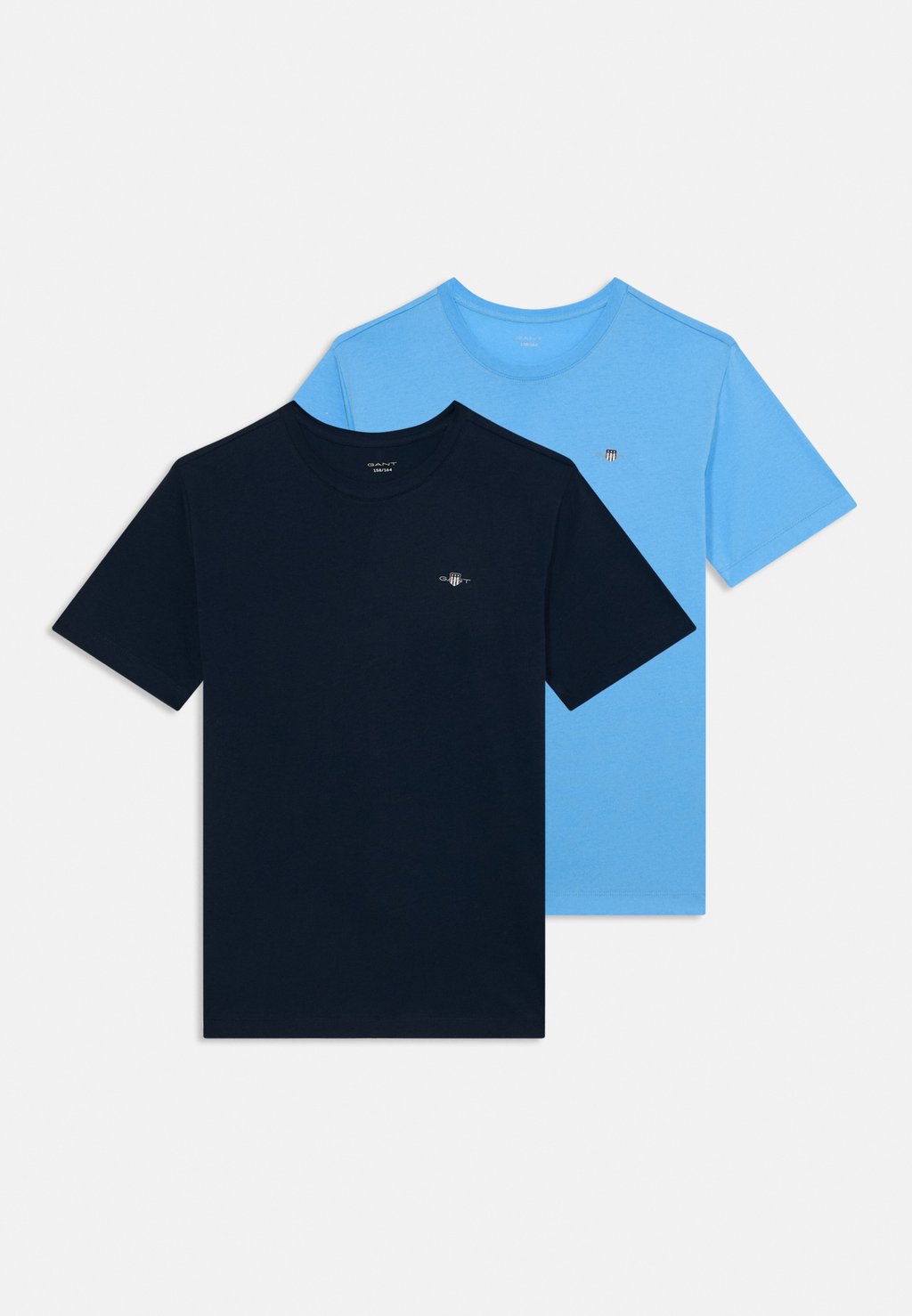 

Базовая футболка C NECK UNISEX 2 PACK GANT, синий