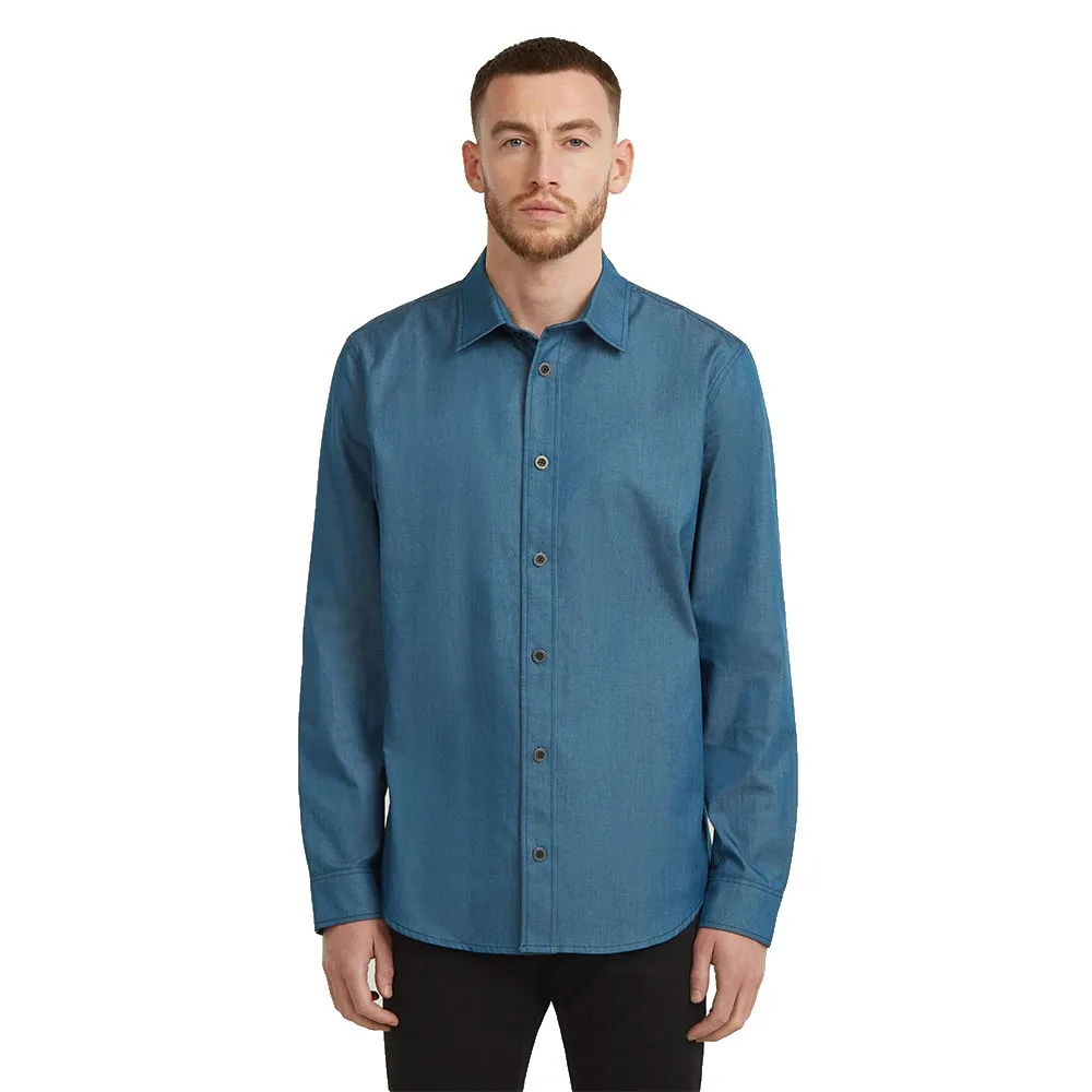 

Рубашка с длинным рукавом G-Star C737 Clean Slim Fit, синий