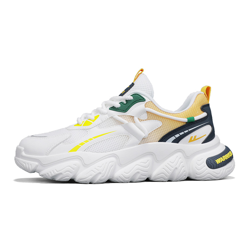 

WARRIOR Кроссовки мужские массивные низкие, черно-зеленые