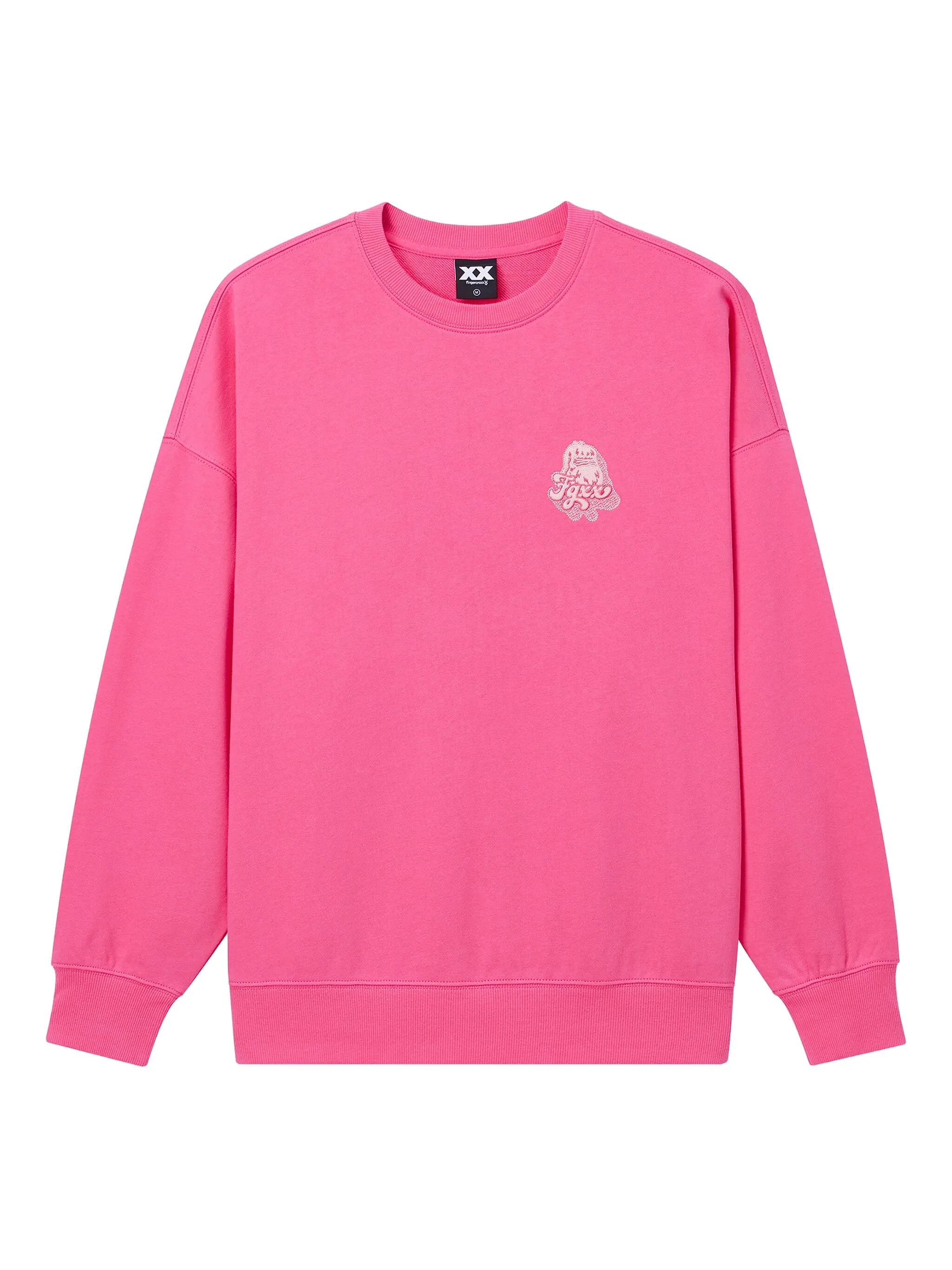 

Толстовка с круглым вырезом Fingercroxx, розовый