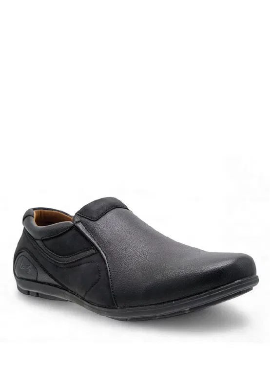 Мужские лоферы slip-on, кожаные, модель 250131354 Louis Cuppers, черный — фото 2