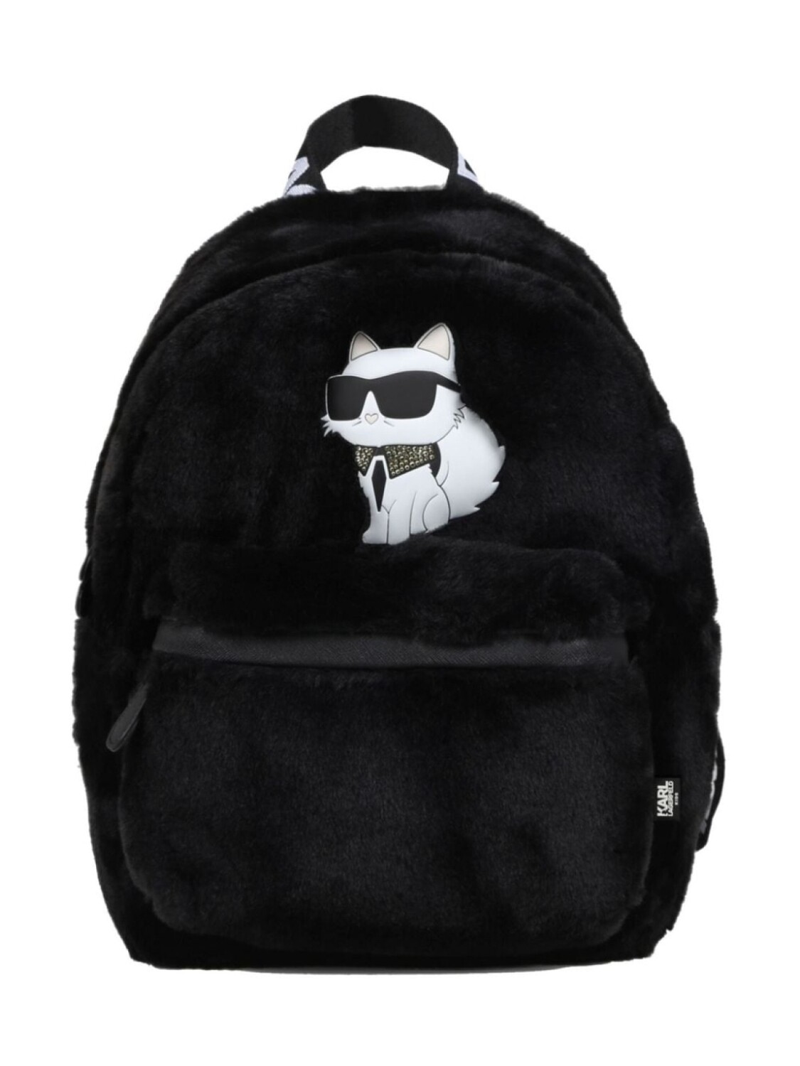 

Karl Lagerfeld Kids рюкзак со стразами, черный