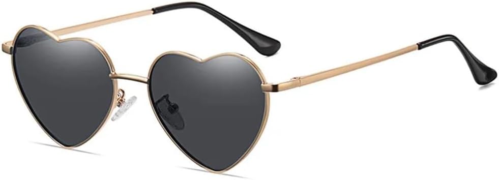 

Модные металлические солнцезащитные очки с розовым сердечком для женщин и мужчин, стильные очки с синими линзами в форме океана, солнцезащитные очки для женщин generic, C2