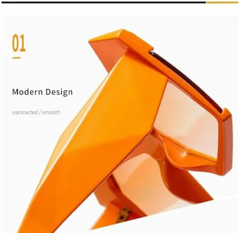 

Большие солнцезащитные очки «кошачий глаз» для женщин, винтажные большие квадратные солнцезащитные очки для мужчин, очки с защитой от УФ-излучения UV400 MTZJH, Orange