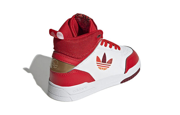 Кроссовки оригинальные drop step кроссовки Adidas, красный — фото 4