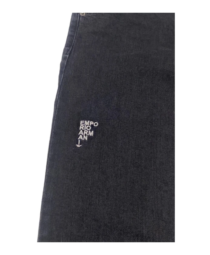 Черные узкие джинсы 6k2j282di9z0005 Emporio Armani, черный — фото 2